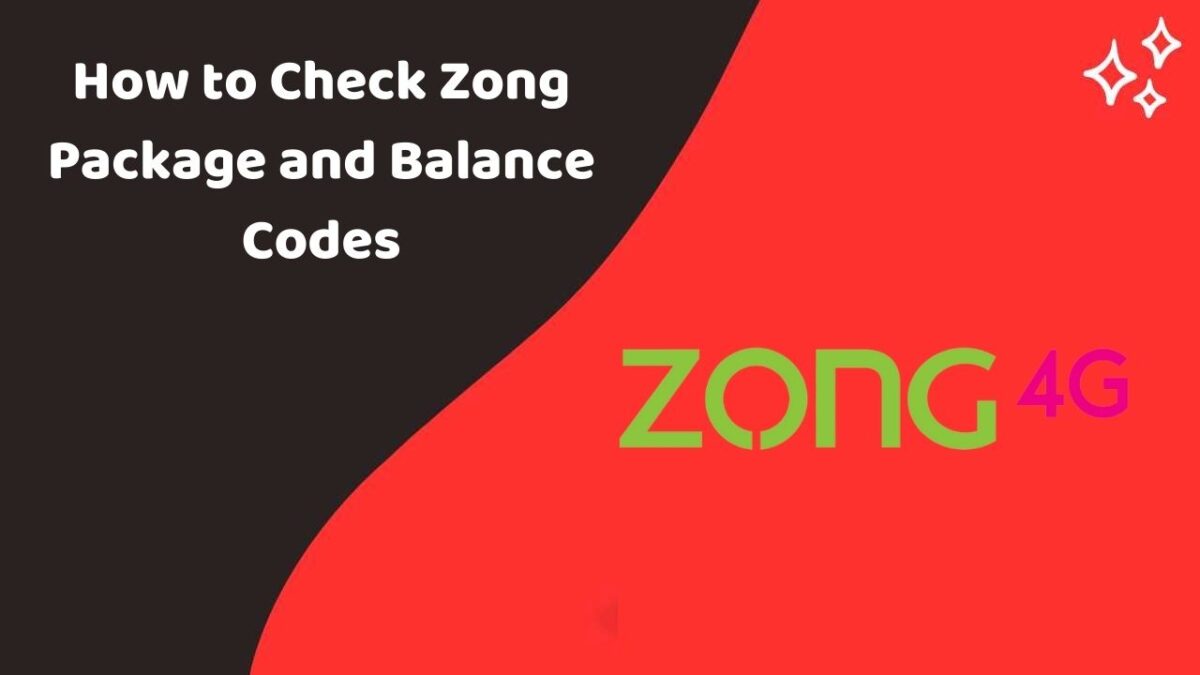 How to Check Zong Package and Balance Codes